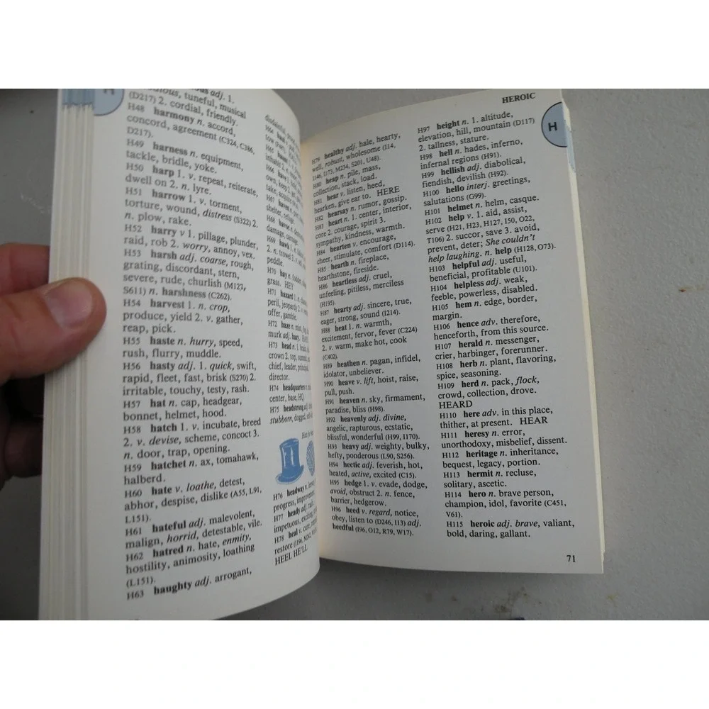 Young Readers' Thesaurus George Beal 1984 First American Edition Simon &